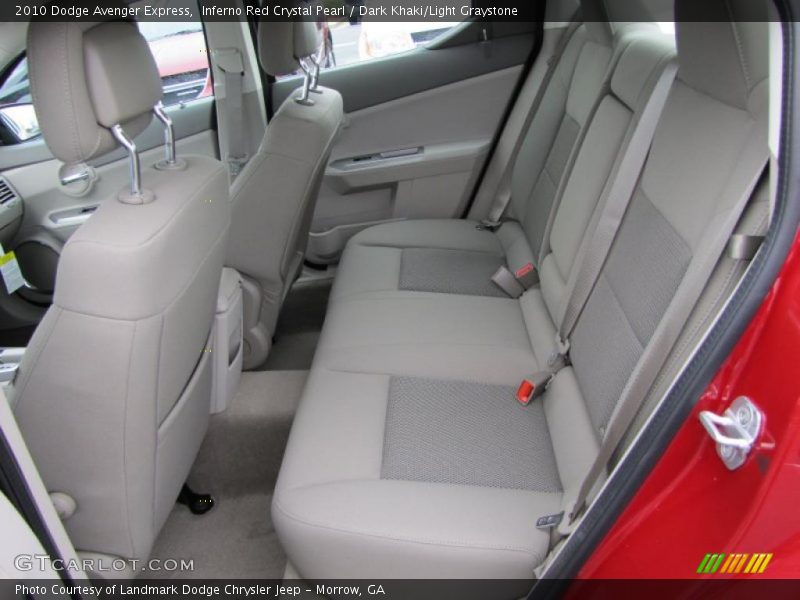 Inferno Red Crystal Pearl / Dark Khaki/Light Graystone 2010 Dodge Avenger Express