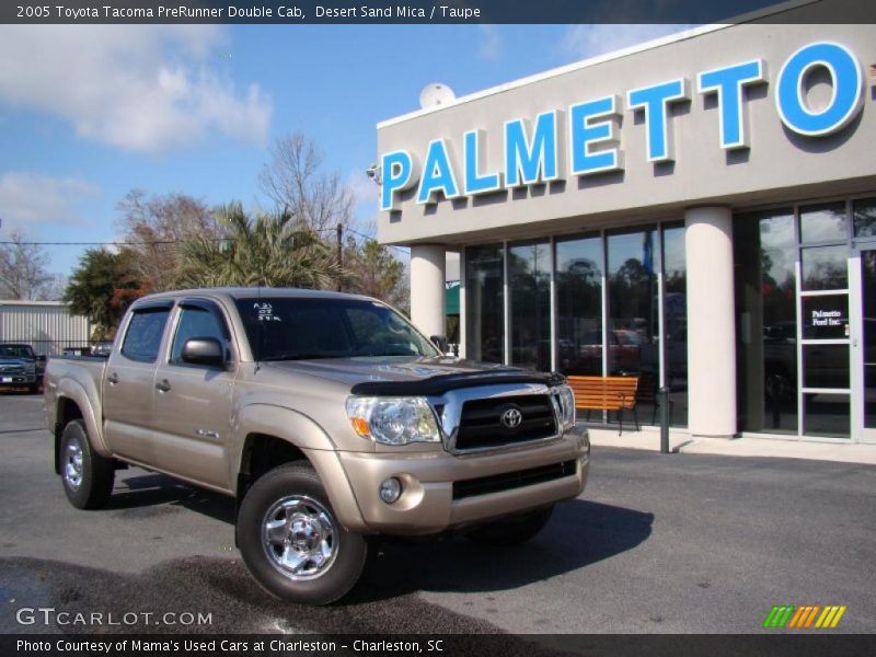 Desert Sand Mica / Taupe 2005 Toyota Tacoma PreRunner Double Cab