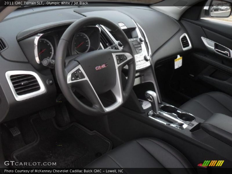 Olympic White / Jet Black 2011 GMC Terrain SLT