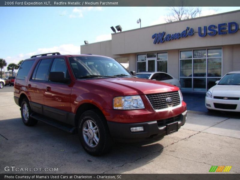 Redfire Metallic / Medium Parchment 2006 Ford Expedition XLT