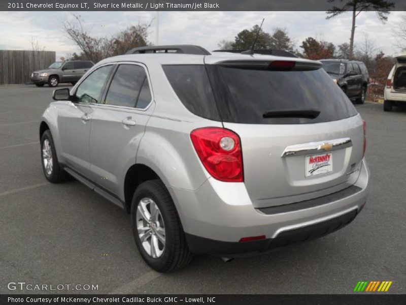 Silver Ice Metallic / Light Titanium/Jet Black 2011 Chevrolet Equinox LT