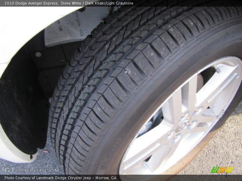Stone White / Dark Khaki/Light Graystone 2010 Dodge Avenger Express