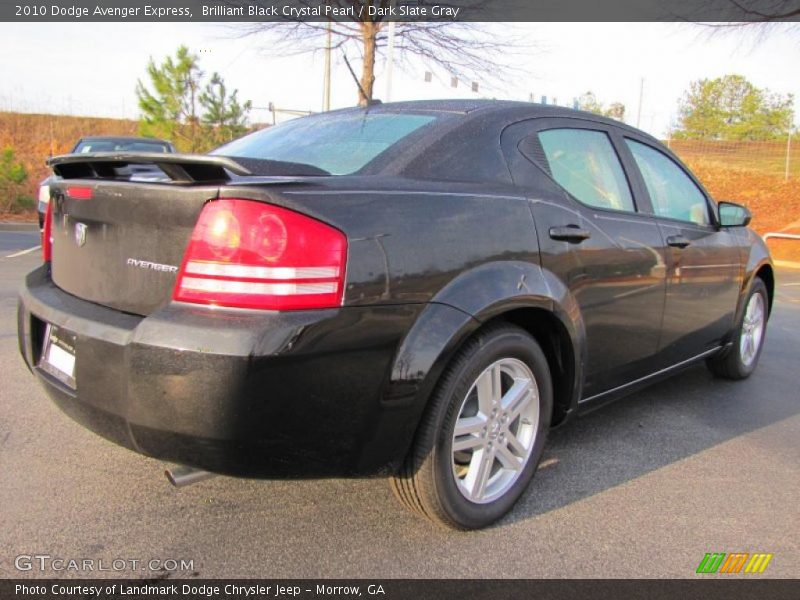 Brilliant Black Crystal Pearl / Dark Slate Gray 2010 Dodge Avenger Express