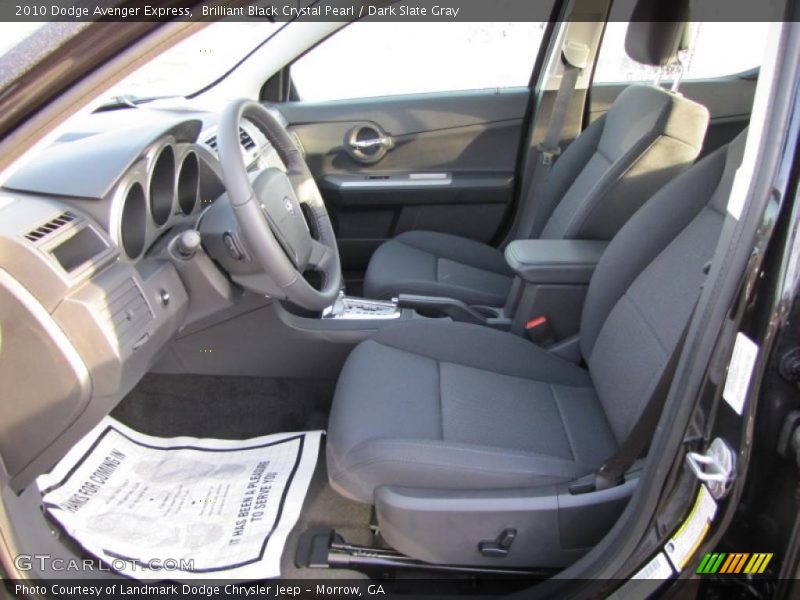 Brilliant Black Crystal Pearl / Dark Slate Gray 2010 Dodge Avenger Express
