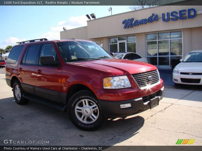 Redfire Metallic / Medium Parchment 2006 Ford Expedition XLT