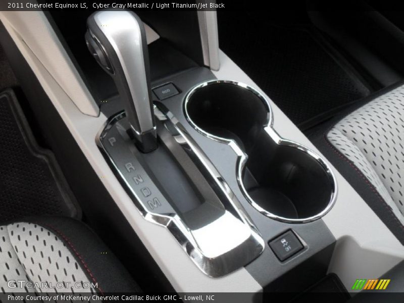 Cyber Gray Metallic / Light Titanium/Jet Black 2011 Chevrolet Equinox LS