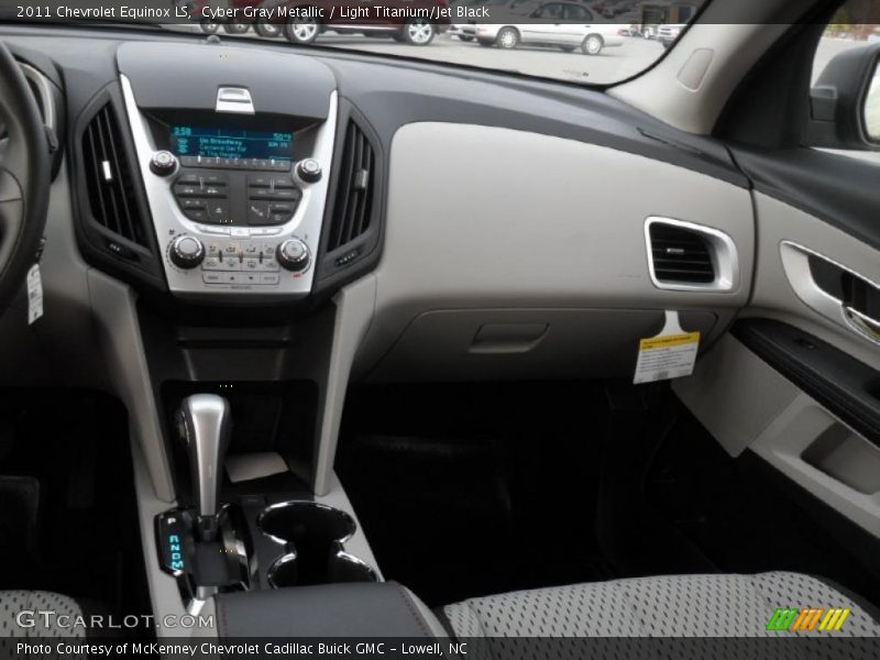 Cyber Gray Metallic / Light Titanium/Jet Black 2011 Chevrolet Equinox LS