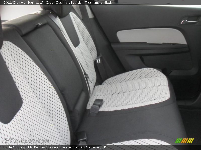 Cyber Gray Metallic / Light Titanium/Jet Black 2011 Chevrolet Equinox LS