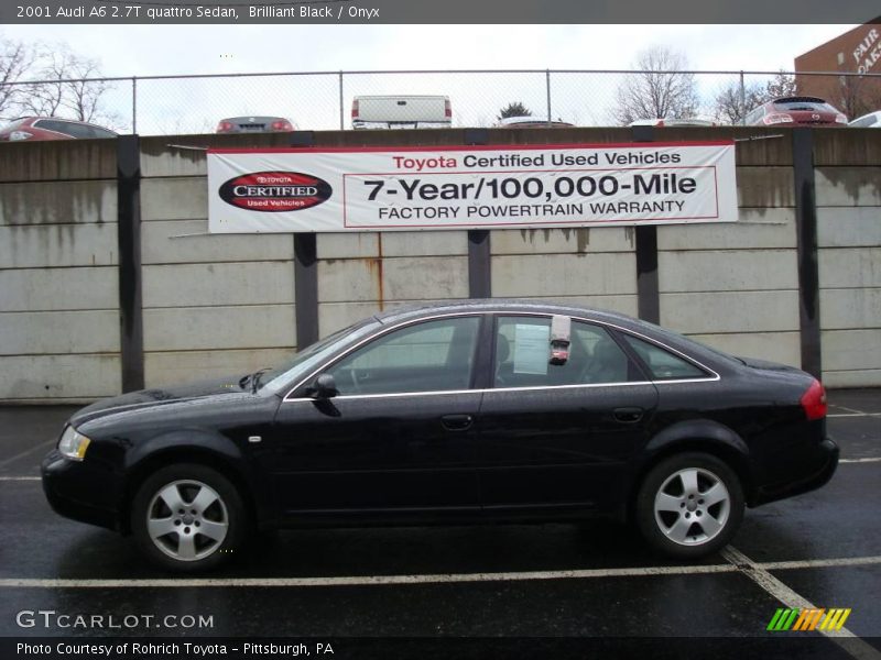 Brilliant Black / Onyx 2001 Audi A6 2.7T quattro Sedan