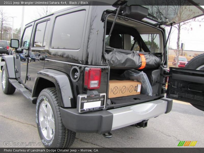Black / Black 2011 Jeep Wrangler Unlimited Sahara 4x4