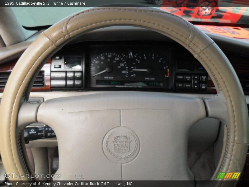 White / Cashmere 1995 Cadillac Seville STS