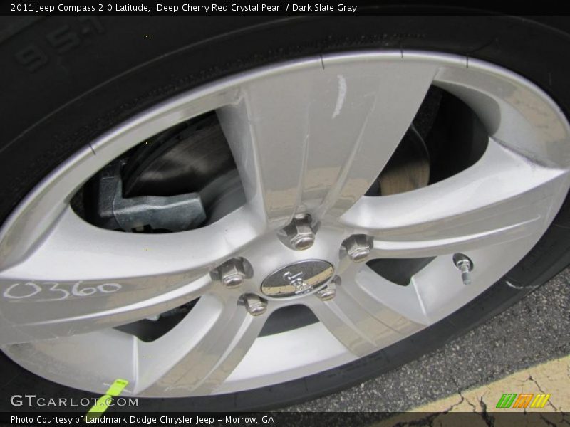 Deep Cherry Red Crystal Pearl / Dark Slate Gray 2011 Jeep Compass 2.0 Latitude