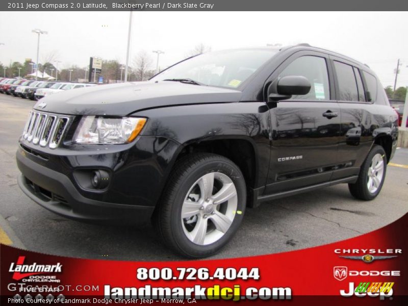 Blackberry Pearl / Dark Slate Gray 2011 Jeep Compass 2.0 Latitude