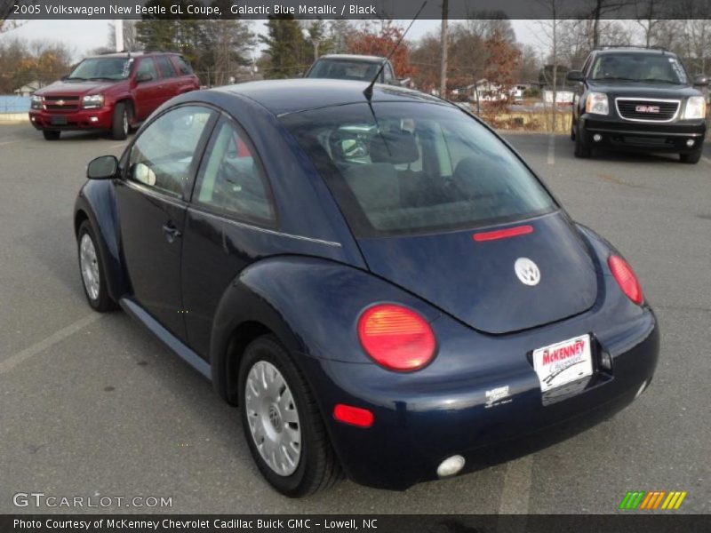 Galactic Blue Metallic / Black 2005 Volkswagen New Beetle GL Coupe