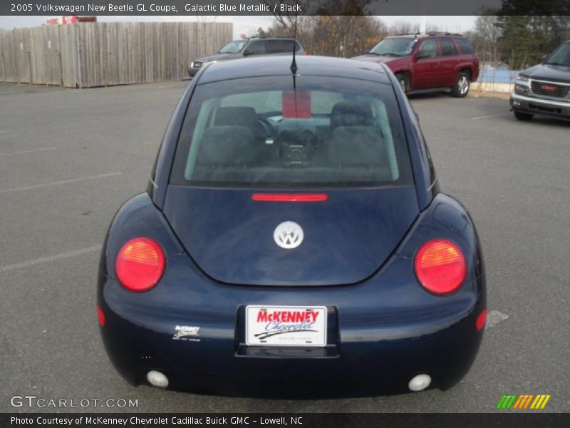 Galactic Blue Metallic / Black 2005 Volkswagen New Beetle GL Coupe