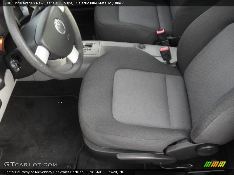Galactic Blue Metallic / Black 2005 Volkswagen New Beetle GL Coupe