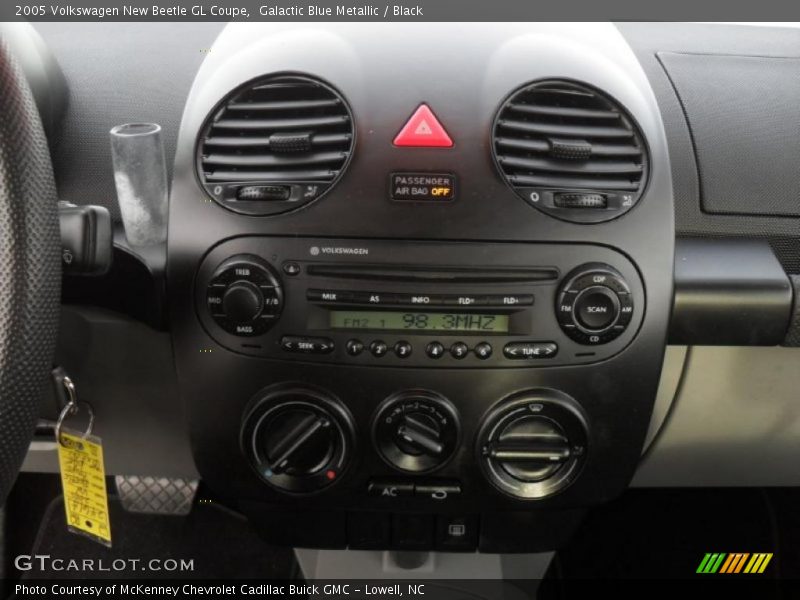 Controls of 2005 New Beetle GL Coupe