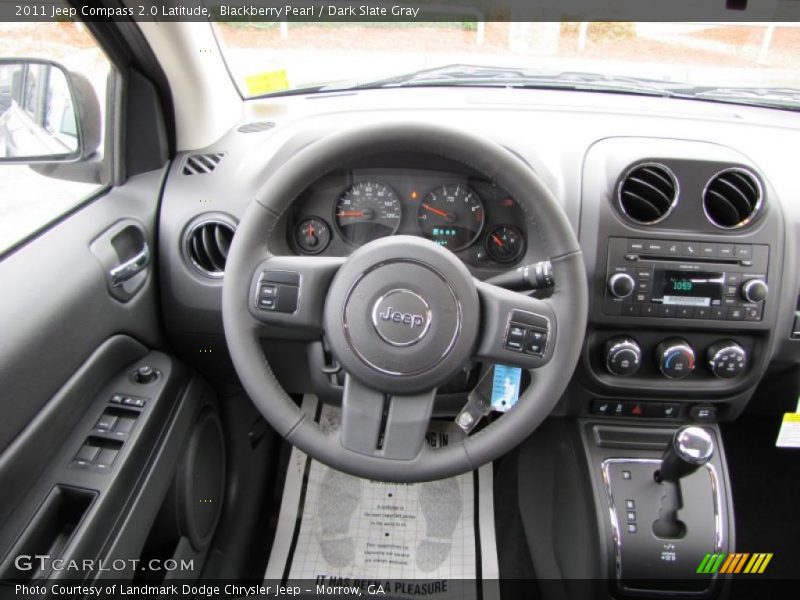 Blackberry Pearl / Dark Slate Gray 2011 Jeep Compass 2.0 Latitude