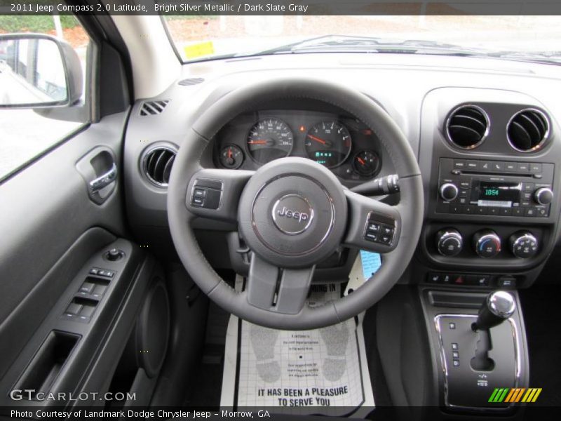 Bright Silver Metallic / Dark Slate Gray 2011 Jeep Compass 2.0 Latitude