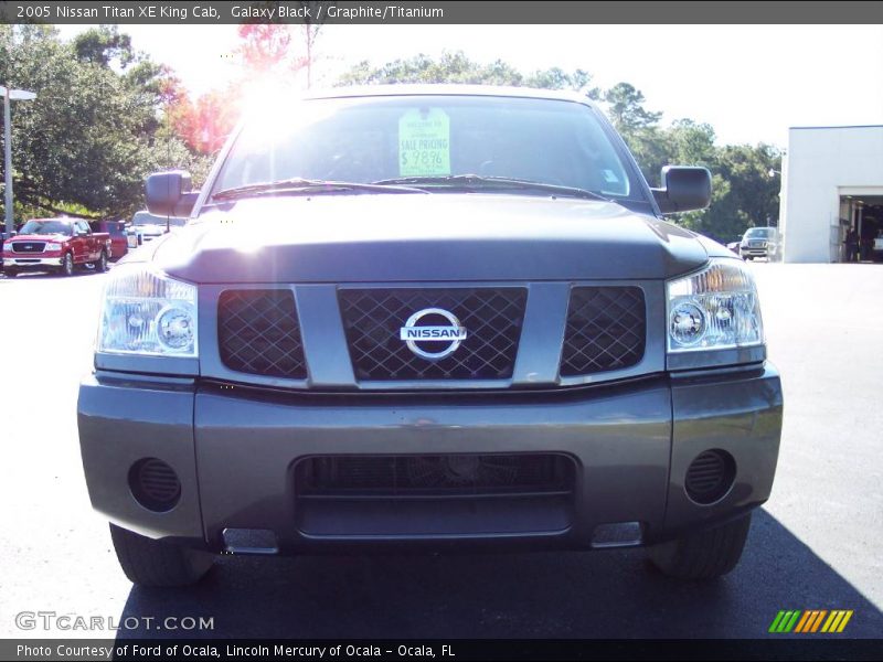 Galaxy Black / Graphite/Titanium 2005 Nissan Titan XE King Cab