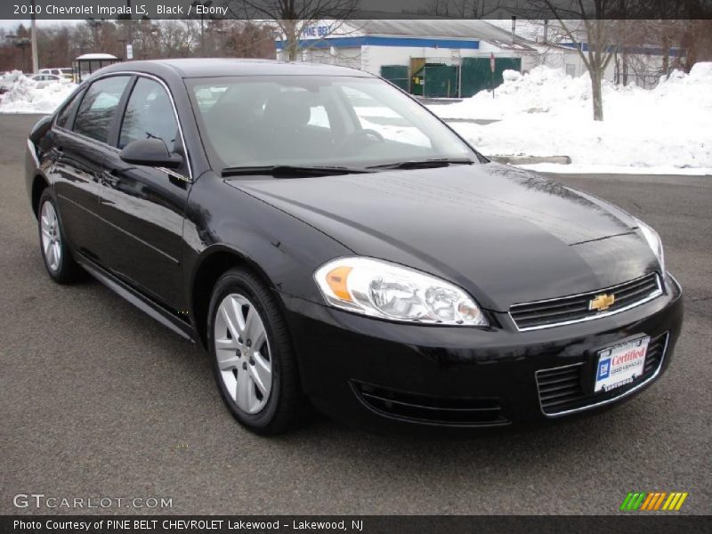 Black / Ebony 2010 Chevrolet Impala LS