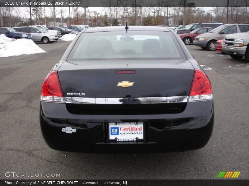 Black / Ebony 2010 Chevrolet Impala LS