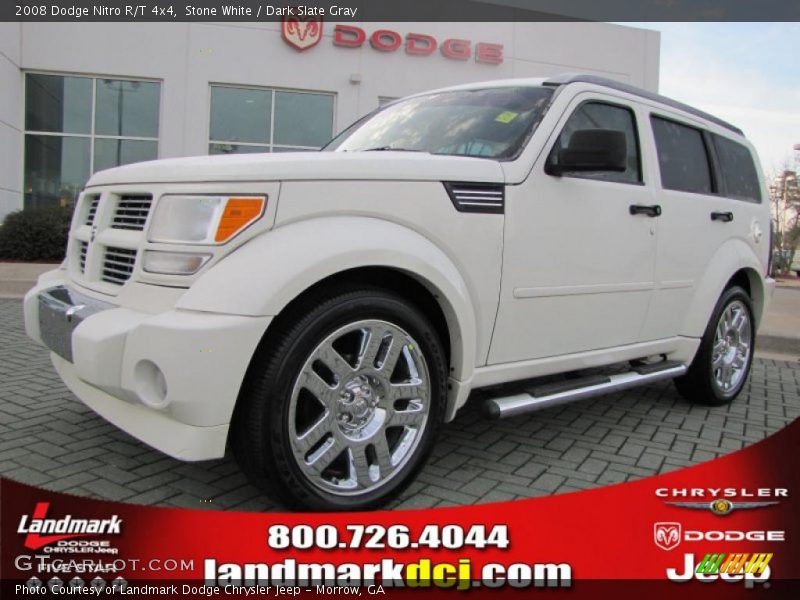 Stone White / Dark Slate Gray 2008 Dodge Nitro R/T 4x4