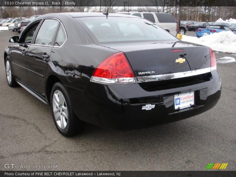 Black / Ebony 2010 Chevrolet Impala LS