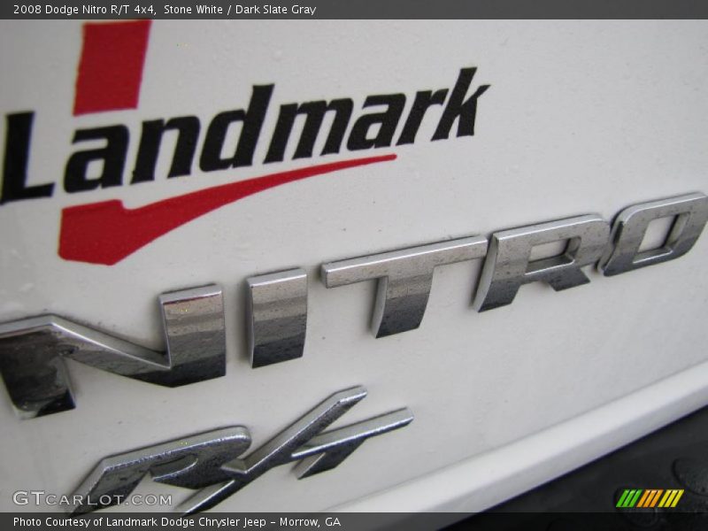 Stone White / Dark Slate Gray 2008 Dodge Nitro R/T 4x4