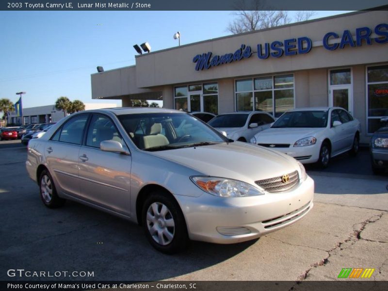 Lunar Mist Metallic / Stone 2003 Toyota Camry LE
