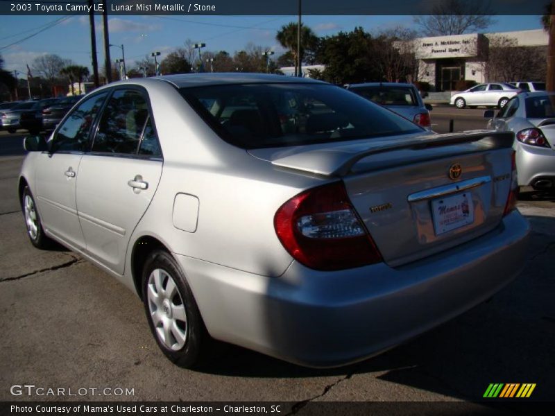 Lunar Mist Metallic / Stone 2003 Toyota Camry LE