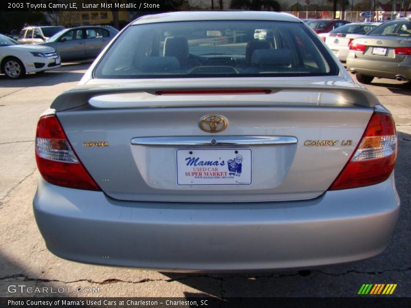 Lunar Mist Metallic / Stone 2003 Toyota Camry LE