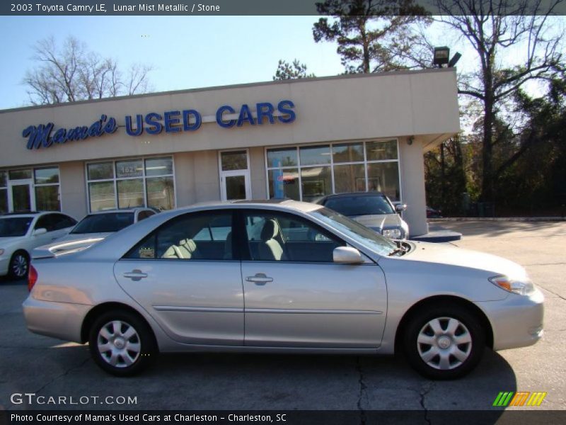 Lunar Mist Metallic / Stone 2003 Toyota Camry LE