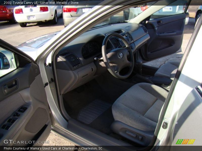 Lunar Mist Metallic / Stone 2003 Toyota Camry LE
