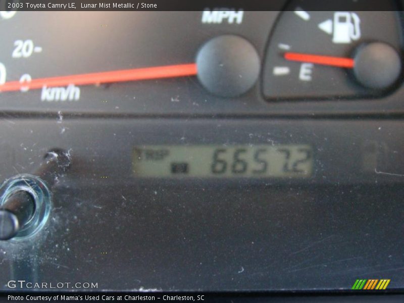 Lunar Mist Metallic / Stone 2003 Toyota Camry LE
