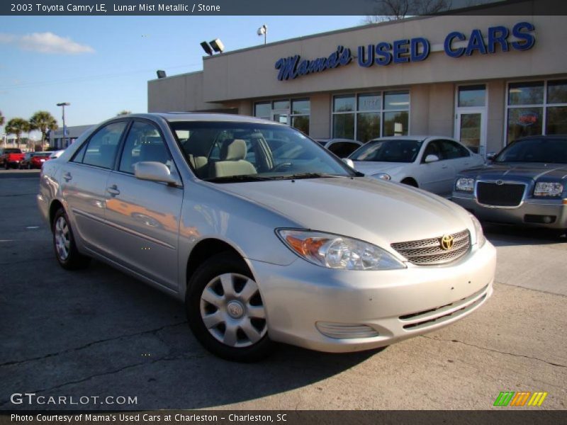 Lunar Mist Metallic / Stone 2003 Toyota Camry LE