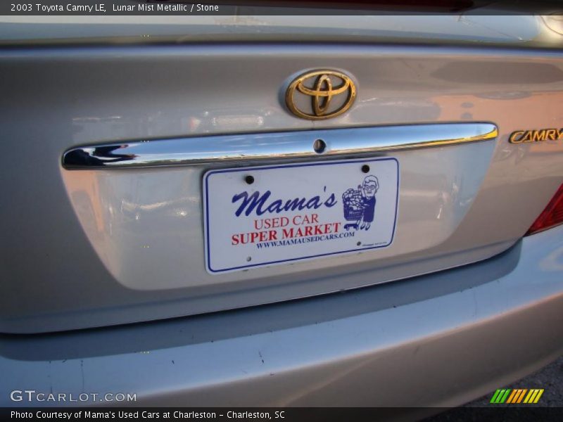 Lunar Mist Metallic / Stone 2003 Toyota Camry LE