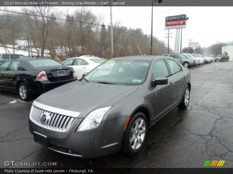 Sterling Gray Metallic / Dark Charcoal 2010 Mercury Milan V6 Premier