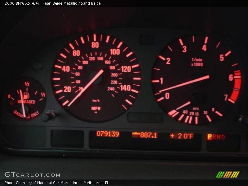 Pearl Beige Metallic / Sand Beige 2000 BMW X5 4.4i