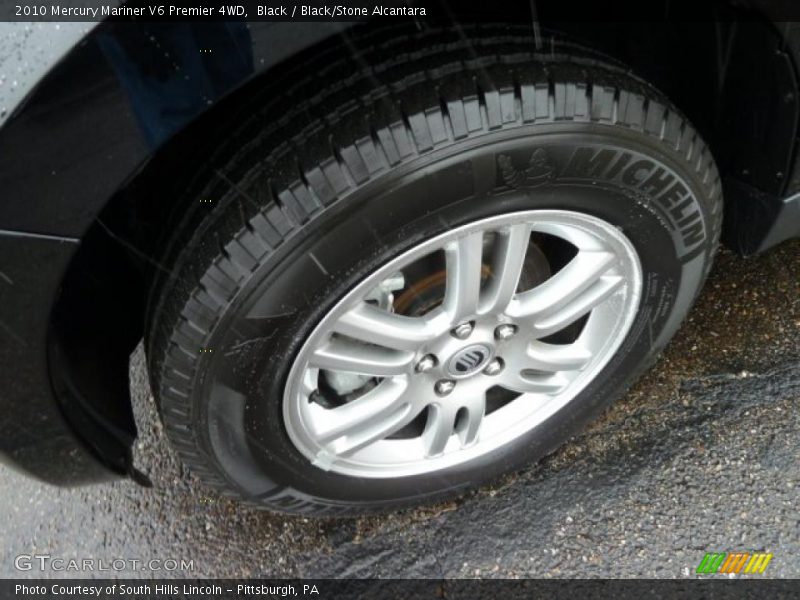 Black / Black/Stone Alcantara 2010 Mercury Mariner V6 Premier 4WD