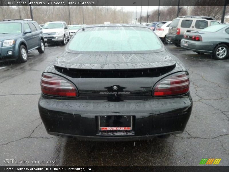 Black / Graphite 2003 Pontiac Grand Prix GTP Sedan