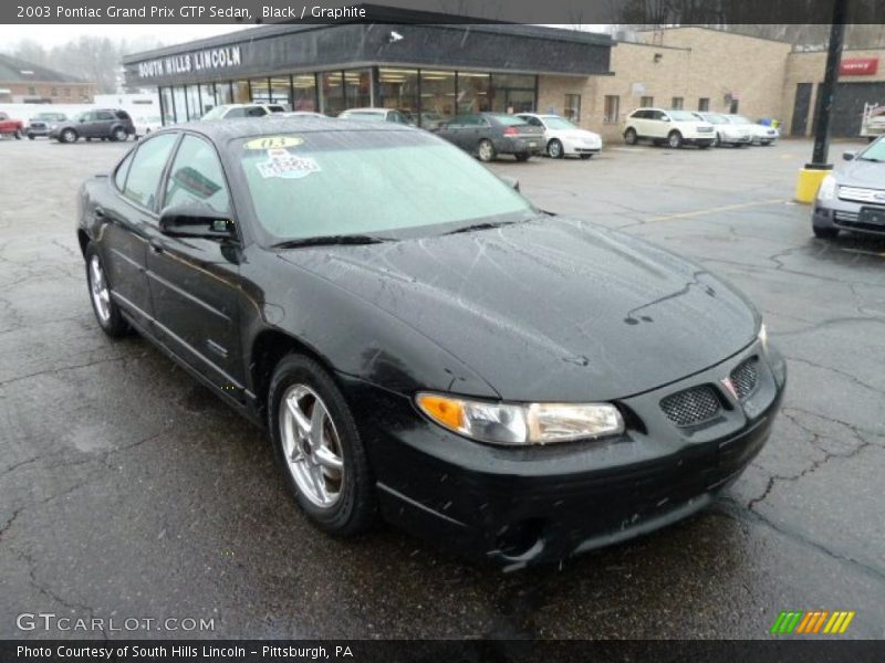 Black / Graphite 2003 Pontiac Grand Prix GTP Sedan