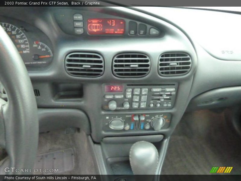 Controls of 2003 Grand Prix GTP Sedan