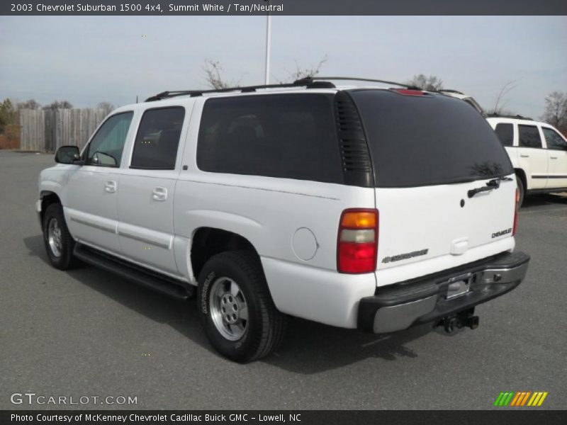Summit White / Tan/Neutral 2003 Chevrolet Suburban 1500 4x4