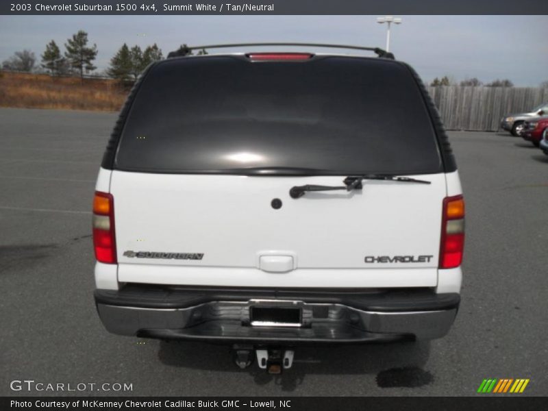 Summit White / Tan/Neutral 2003 Chevrolet Suburban 1500 4x4