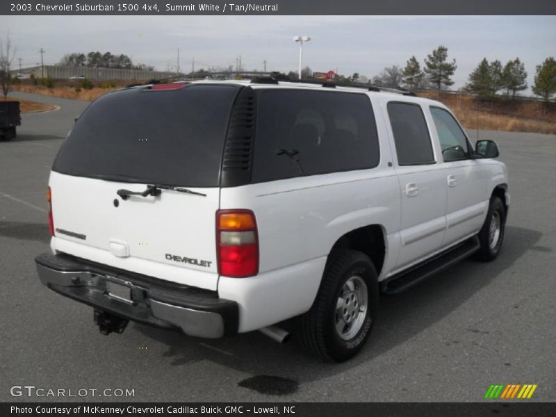 Summit White / Tan/Neutral 2003 Chevrolet Suburban 1500 4x4