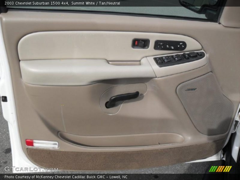 Summit White / Tan/Neutral 2003 Chevrolet Suburban 1500 4x4