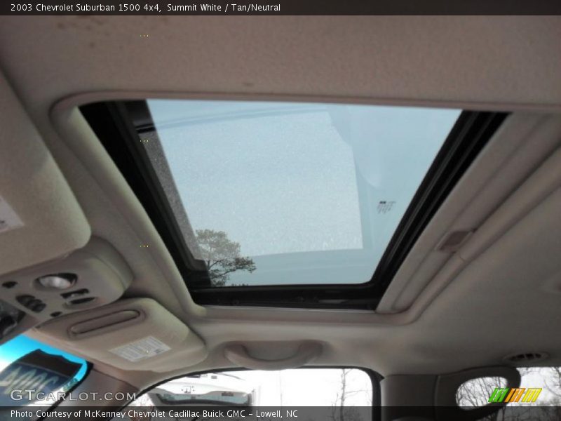 Summit White / Tan/Neutral 2003 Chevrolet Suburban 1500 4x4