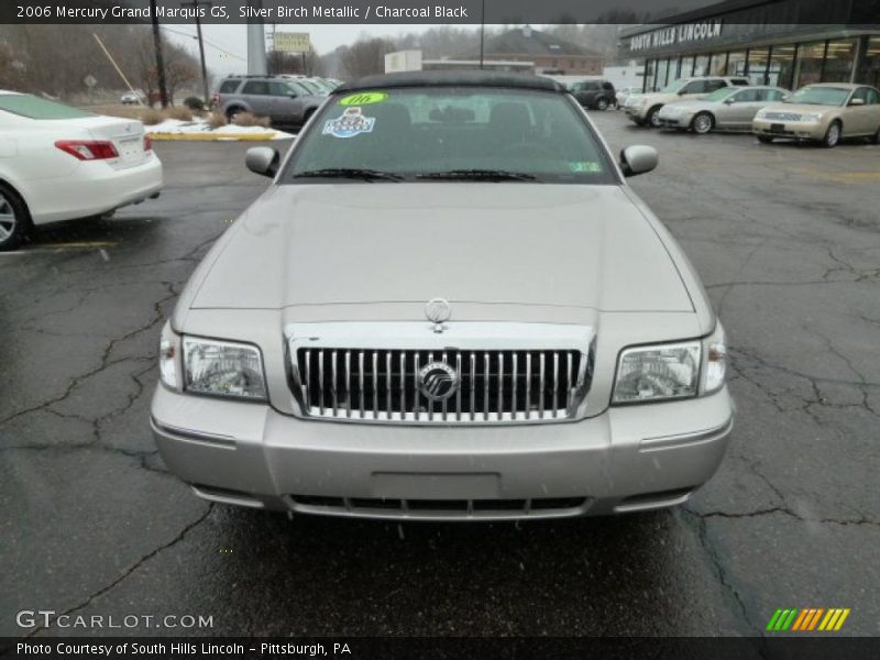 Silver Birch Metallic / Charcoal Black 2006 Mercury Grand Marquis GS