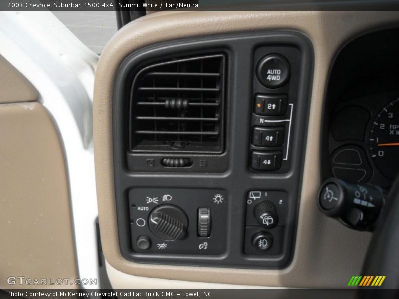 Summit White / Tan/Neutral 2003 Chevrolet Suburban 1500 4x4